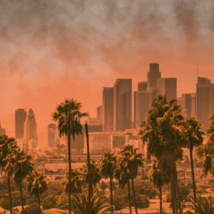 poor air quality from wildfires